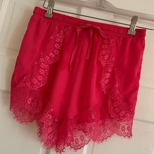 Hot pink shorts